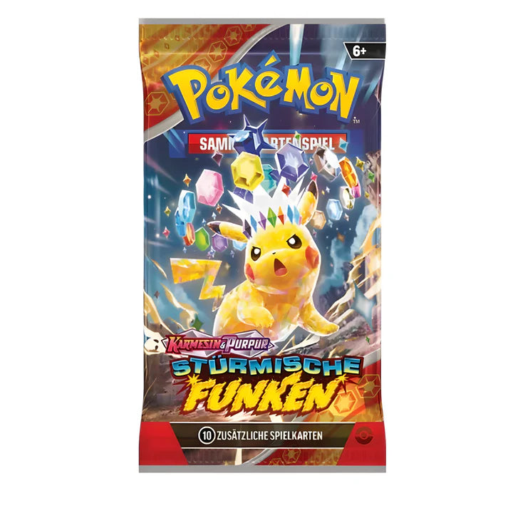 6x Pokemon Stürmische Funken Booster Bundle Deutsch