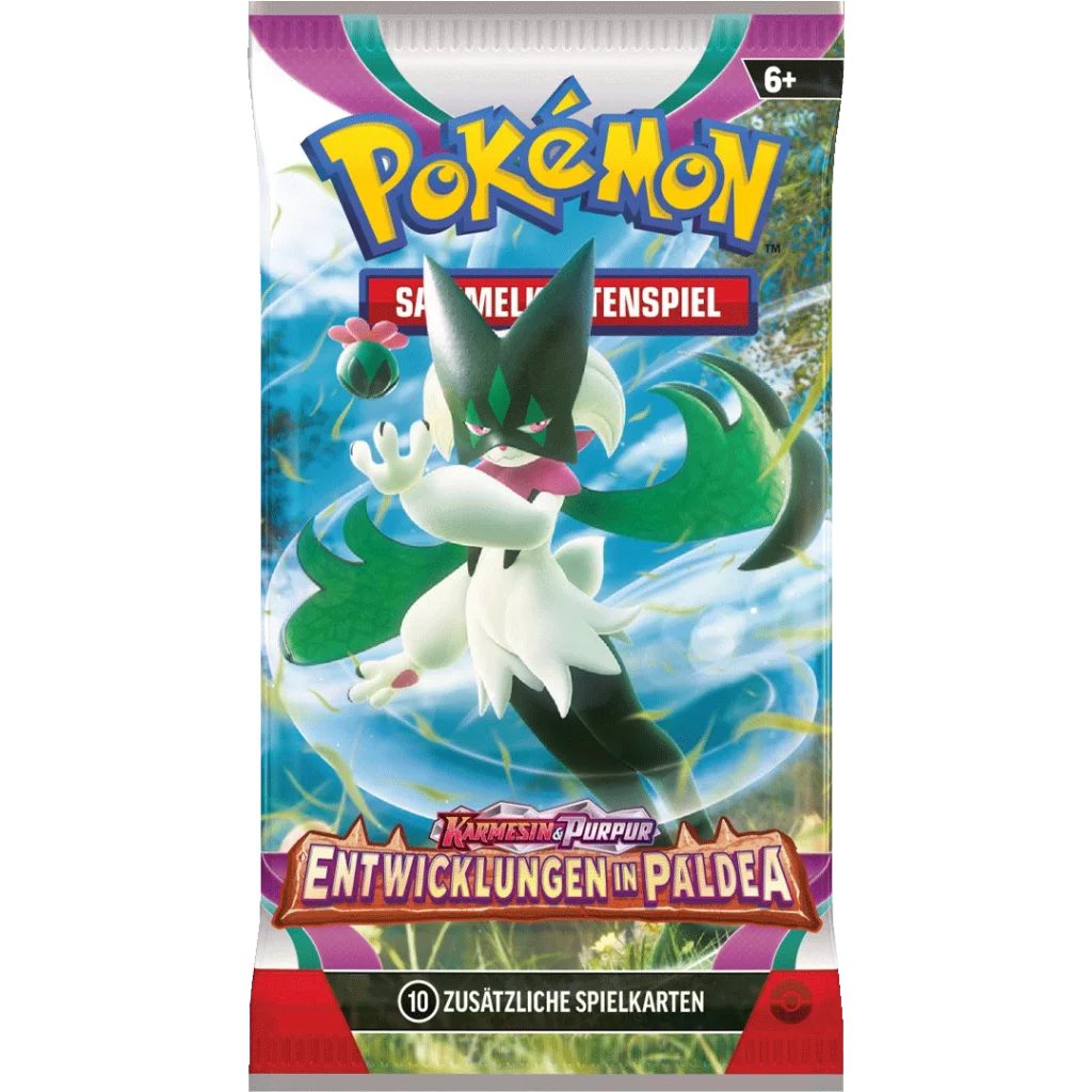 Pokemon Entwicklungen in Paldea Booster Deutsch